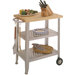 Cucina Americana Avanti Kitchen Cart with Wood Top