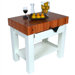 American Heritage Homestead Prep Table with Butcher Block Top
