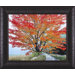 Wild Red Maple and Fog, New Hampshire Framed Artwork