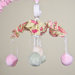 Minky Bubbles Pink Musical Mobile