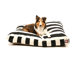 Vertical Strip Rectangle Pet Bed