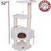 52" Bungalow Sherpa Cat Tree
