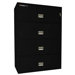 1 Hr Fireproof Key Lock 4 Drawer Letter File Safe