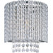 Spiral One Light Wall Sconce in Polished Chrome