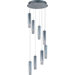 Bangle 8 Light Semi Flush Mount