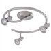 Agron Swirl Directional 3 Light Semi Flush Mount