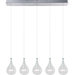 Larmes 5 Light Linear Pendant