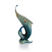 Peacock Splendor Medium Porcelain Vase