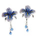 Iris Flower Earrings
