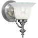 Richland One Arm Wall Sconce in Satin Nickel