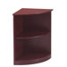 Corsica 30" H Two Shelf Quarter Round Bookcase