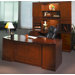 Sorrento Double Pedestal Desk with Bow Front