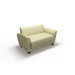 Santa Cruz Leather Lounge Settee