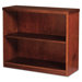 Mira Series Wood Veneer 2-Shelf Bookcase