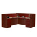 Luminary Reception Station with Return and File Pedestals