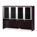 51" H x 63" W Glass Door Desk Hutch