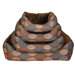 Leaf Print Oval Bed