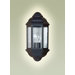 Vanda Outdoor Wall Lantern in Black