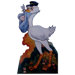Stork with Baby Boy Life-Size Cardboard Stand-Up