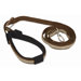 Quantum 2 in 1 Dog Leash in Brown / Tan
