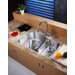 32" Undermount 70/30 Double Bowl Kitchen Sink with 14.9" Faucet and Soap Dispenser