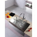 Farmhouse 33" Kitchen Sink with Faucet and Soap Dispenser
