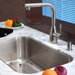 Stainless Steel Undermount 30" Single Bowl Kitchen Sink with 13.25" Kitchen Faucet and Soap Dispenser