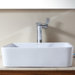 Combos Rectangular Ceramic Sink and Single Hole Faucet with Single Hande