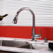32 inch Undermount Double Bowl Stainless Steel Kitchen Sink with Chrome Kitchen Faucet and Soap Dispenser