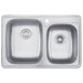 33 inch Topmount 55/45 Double Bowl  Stainless Steel Kitchen Sink