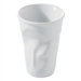 Froisses 8.75 oz. Crumpled Water Tumbler - White