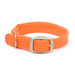 Double Braid Junior Collar in Orange / Brushed Nickel Hardware