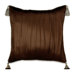 Bellezza Polyester Shantung Decorative Pillow with Tassels