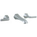 Hexa Wall Mounted Bathroom Sink Faucet with Double Lever Handles