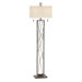 Crossroads Floor Lamp in Poly Dark Rust