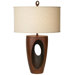 African Eclipse Table Lamp in Cherry Americana