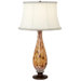 PCL Spotted Leopard Art Glass 1 Light Table Lamp