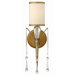 Bentley One Light Wall Sconce in Brushed Bronze