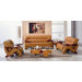 Chrysocolla 3 Piece Leather Sofa Set
