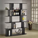 Fuzion Bookcase/Display Stand in Black