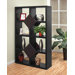 Gardner Eight-Shelves Bookcase / Display Cabinet in Black