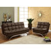 Aristo Bi-Cast Leather Convertible Sofa and Chair Set