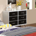 Modesto 6 Drawer Metal Dresser