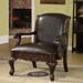Galen Leatherette Arm Chair