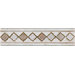 Marble Listello Tile Accent in Travertine