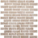 Capri 12" x 12" Subway Mosaic Accent Tile in Limestone