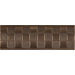 Metal Checker Liner Tile Accent in Bronze