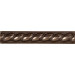 Metal Rope 1" x 6" Tile Accent in Bronze