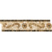 Mosaic Scroll Listello Tile Accent in Natural