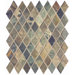 Slate Harlequin Mosaic Tile Accent in Multi-color